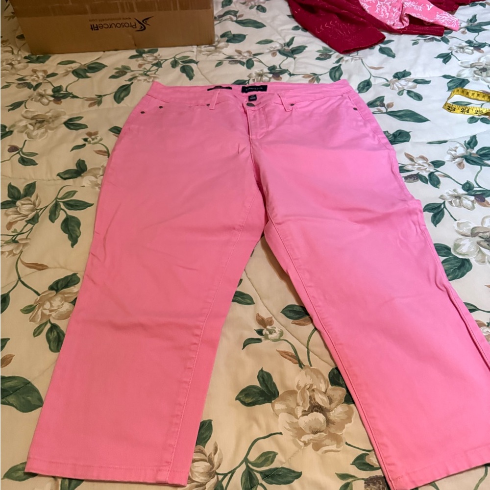 Charter Club Pink Ankle Jeans
